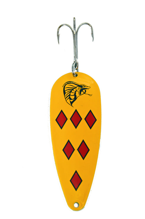 Yellow 6 Diamonds Fishing Lure