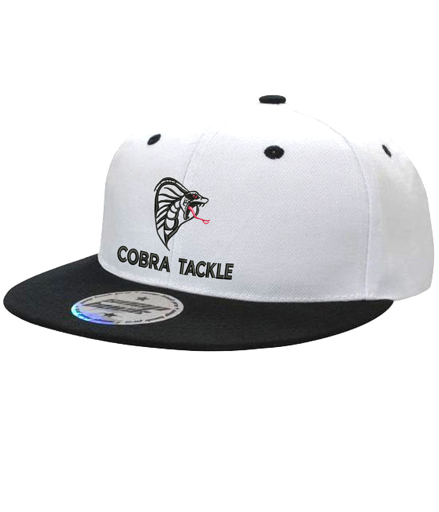 Cobra Tackle Flat Peak Cap Plastic Snap