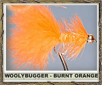 WOOLY BUGGER - BURNT ORANGE STREAMER