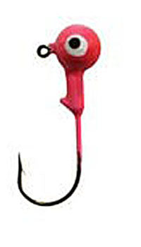 PINK & RED PREMIUM GLOW LEADHEAD JIG (2 PER PACK)