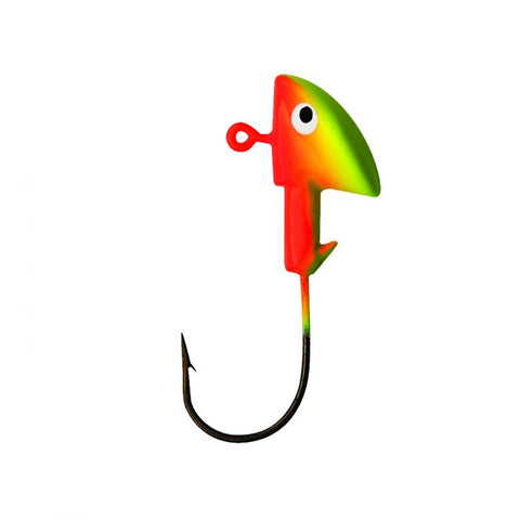 WALLEYE JIG - EAGLE CLAW ORANGE CHARTRUESE (3 PER PACK)